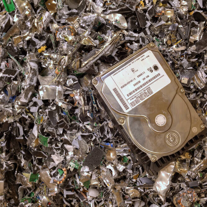 Shredded Hard Drives
